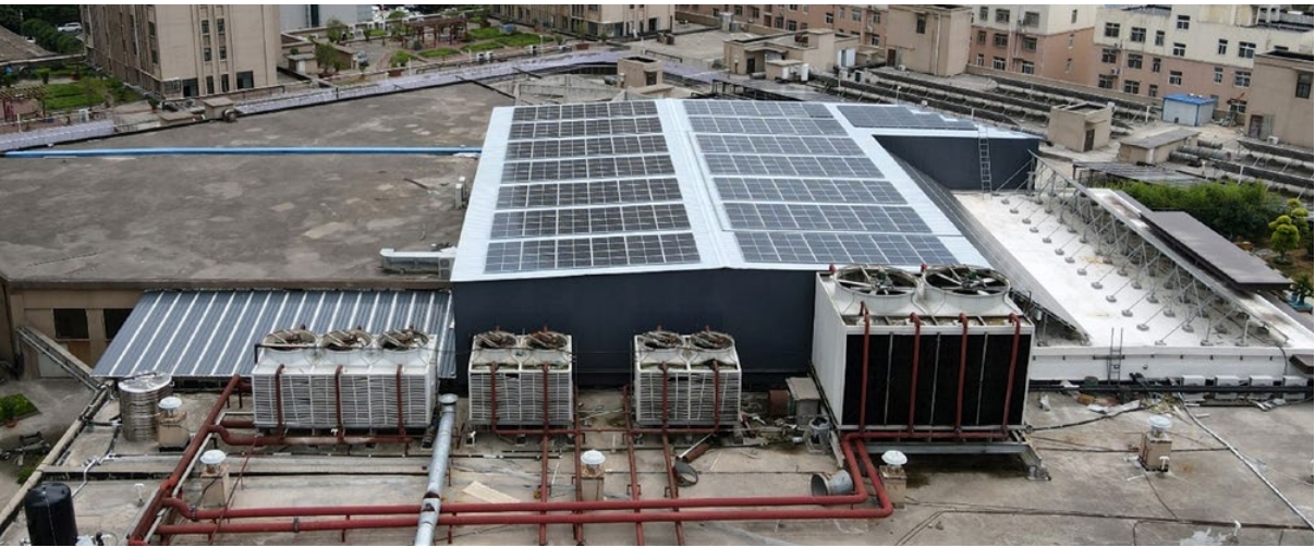 Roof of a shopping mall 